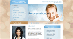 Desktop Screenshot of palmspringseyelidsurgery.com